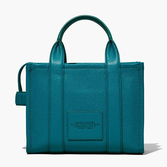 MARC JACOBS The Leather Small Tote – Harbor Blue - Picture 2 of 10